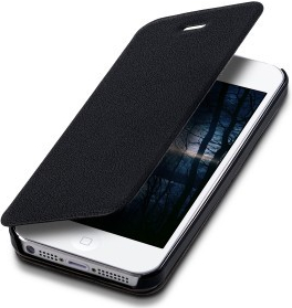 Pouzdro Kwmobile Flipový kryt Apple iPhone SE 1.Gen 2016 / 5 / 5S černé