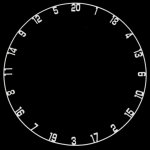 Číselník na sisalový terč Bull's Focus II – Sleviste.cz