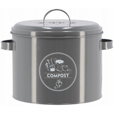 Esschert Design Dóza Secrets Du Potager na brambory šedá antracit 6 l – Sleviste.cz