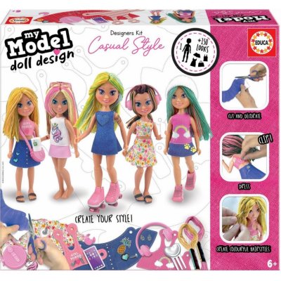 EDUCA Kreativní sada My Model Doll Ležérní styl – Zbozi.Blesk.cz