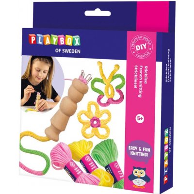 PLAYBOX Francouzské pletení v krabici – Hledejceny.cz