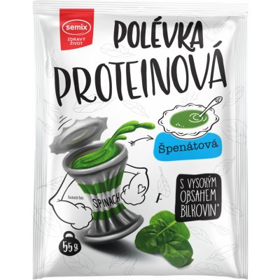 SEMIX Proteinová polévka špenátová 55 g – Zbozi.Blesk.cz