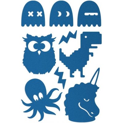 Reflective Berlin Reflective Stickies Creatures blue – Hledejceny.cz