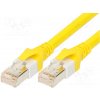 síťový kabel Harting 09474747005 Patch, SF/UTP, 5e, licna, Cu, PUR, LSZH, 0,6m, žlutý