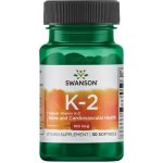 Swanson Highly Efficient Natural Vitamin K2 Menaquinone-7 from Natto 100 mcg 30 tablet – Hledejceny.cz