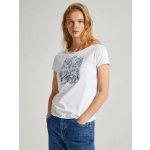 Pepe Jeans dámské tričko Jury bílé – Sleviste.cz