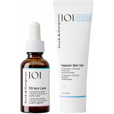 Geek & Gorgeous Stress Less Beta glucan + Madecassoside Serum 30 ml – Zboží Mobilmania