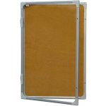 2x3 Korková vitrína s vertikálním otevíráním a zámkem 90 x 60cm – Zboží Živě