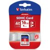 Paměťová karta Verbatim SDHC 16 GB Class 10 43962