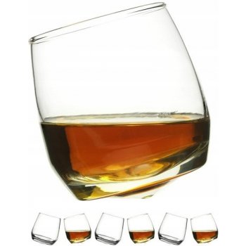 Houpací sklenice SAGAFORM Club Rocking Whiskey 5015280 6 x 200 ml