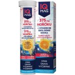 IQ MAG Hořčík 375 mg + B6 s pomerančovou příchutí 20 šumivých tablet – Hledejceny.cz