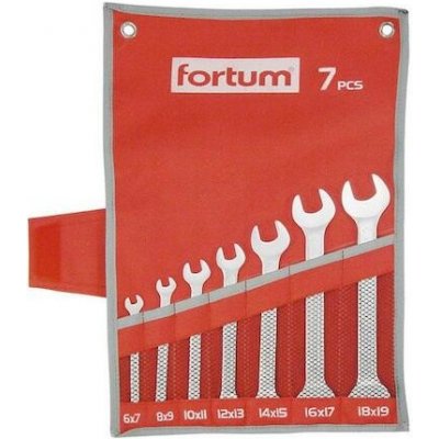 FORTUM 4730103 klíče ploché, sada 7ks, 6-19mm – Zboží Mobilmania