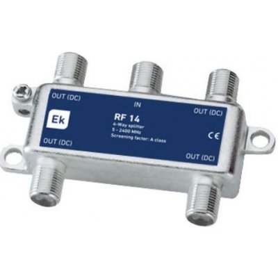 ITS rozbočovač 1/4 průchozí pro DC, 5-2400 MHz – Hledejceny.cz