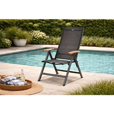 Hartman Aruba polohovací křeslo s teakovými područkami – Zboží Mobilmania