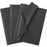 Hedvábný balicí papír 40ks 17g/50x70cm, černý – Sleviste.cz