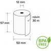 Termo kotouček 57/50/12mm, 30m, BPA free