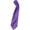 Kravata Premier Saténová kravata Colours bohatá fialová