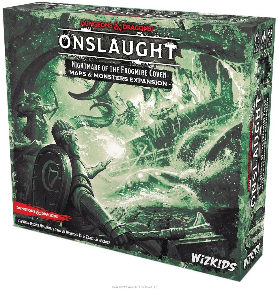 WizKids Dungeons & Dragons: Onslaught Nightmare of the Frogmire Coven: Maps & Monsters Expansion
