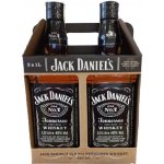 Jack Daniel's Twin Pack 40% 2x 1 l (karton) – Zboží Dáma