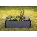 Keter Vyvýšený záhon Maple Trough 106 x 50 x 32 cm plastový šedý 249296 – Zbozi.Blesk.cz