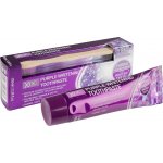 XOC Purple bělicí 100 ml + zubní kartáček bambusový – Hledejceny.cz