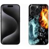 Pouzdro a kryt na mobilní telefon Apple mmCase Gelové iPhone 15 Pro Max - voda a oheň