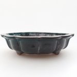 E-bonsai keramická bonsai miska 18 x 18 x 5 cm zelená – Sleviste.cz