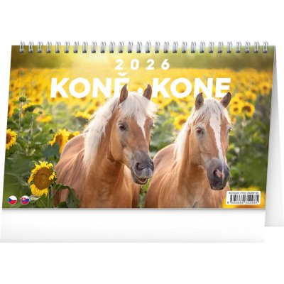 NOTIQUE Stolní Koně Kone CZ/SK 23,1 x 14,5 cm 2026 – Zboží Dáma