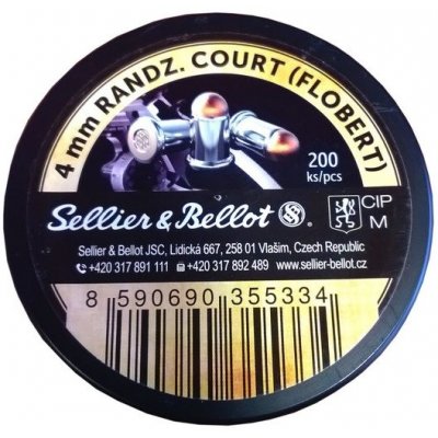 Sellier & Bellot Náboj s okrajovým zápalem 4mm Flobert Randz. curte 200 ks – Zboží Dáma