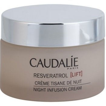 Caudalie Resveratrol Lift noční regenerační krém s vyhlazujícím efektem Smoothes Regenerates with Hyaluronic Acid Ceramides & Resveratrol 500 50 ml