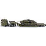 Siku Super Těžký transportér přepravující tank 1:87 – Zbozi.Blesk.cz