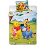 Faro povlečení Medvídek Pú mnohobarvené 100x135 cm 40x60 cm – Hledejceny.cz