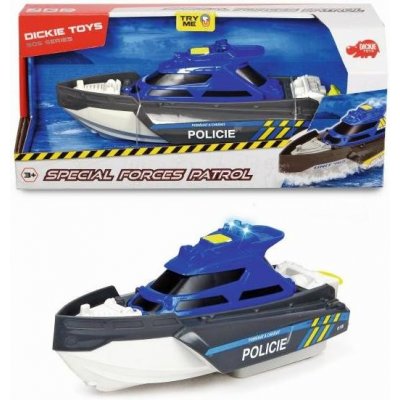 Dickie Policejní loď Special Forces 24cm česká verze – Zboží Mobilmania