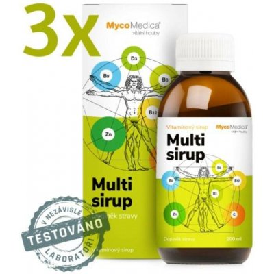 MycoMedica Multi Sirup 3 x 200 ml – Hledejceny.cz