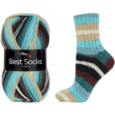 Best Socks - Vlna Hep - Ponožková příze 4 nitka Barva: 7072