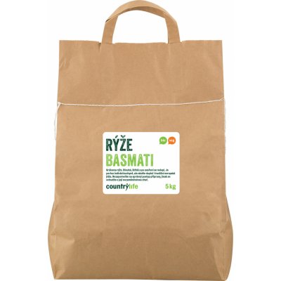 Country life Rýže basmati natural 5 kg