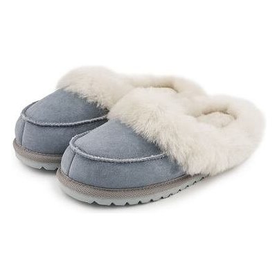 Vlnka dámské kožené pantofle s ovčí vlnou Vanesa modrá – Hledejceny.cz