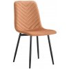 Jídelní židle Kondela Ramita typ 2 terakota velvet látka / černá