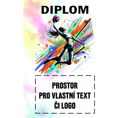 Diplom Volejbalistka – Zboží Dáma