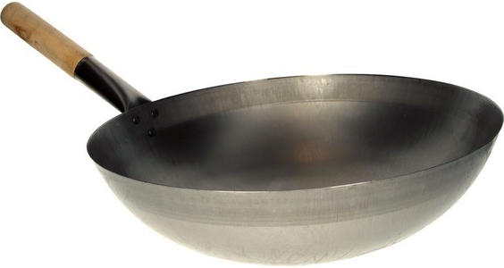 HS Wok pánev s dřevěnou rukojetí 33 cm od 650 Kč - Heureka.cz