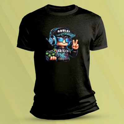 Sandratex Dětské tričko s potiskem Gamer Roblox Černá – Zbozi.Blesk.cz