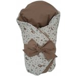 Pro útulný domov Povlak na péřovou zavinovačku mušelín zvířátka a hnědá bavlna – Hledejceny.cz