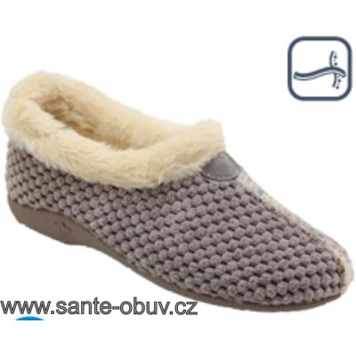 Santé dámská zdravotní domácí obuv AB/23645 Gris – Zboží Mobilmania