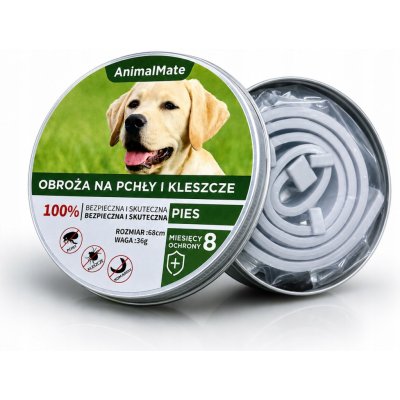 Ecotech Obojživelník pro psa proti blechám a klíšťatům 63 cm 8 měsíců – Hledejceny.cz