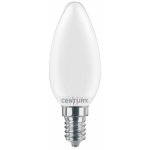 Century LED FILAMENT SVÍČKA SATÉN 6W E14 3000K 806Lm 360d 35x97mm IP20 CEN INSM1-061430 – Hledejceny.cz