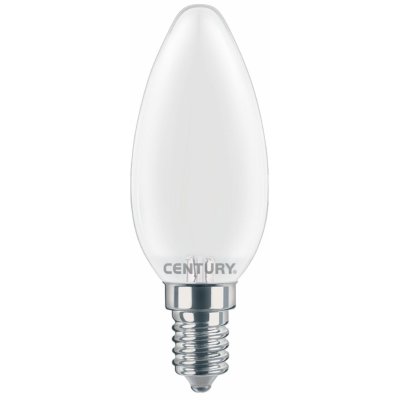 Century LED FILAMENT SVÍČKA SATÉN 6W E14 3000K 806Lm 360d 35x97mm IP20 CEN INSM1-061430