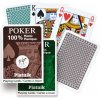 Hrací karty - poker Piatnik Poker 100 % plastové černé