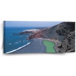 Sablio Obraz Černé pobřeží - 110x50 cm – Hledejceny.cz