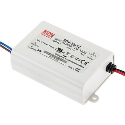 Napájecí zdroj MEAN WELL pro LED 12VDC 35W APV-35-12 – Zboží Mobilmania