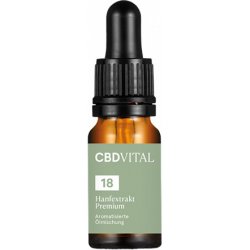 CBD Vital CBD konopný olej premium 1800 mg 18% 10 ml